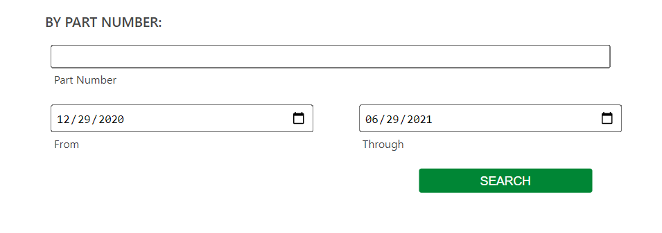 Search by part number